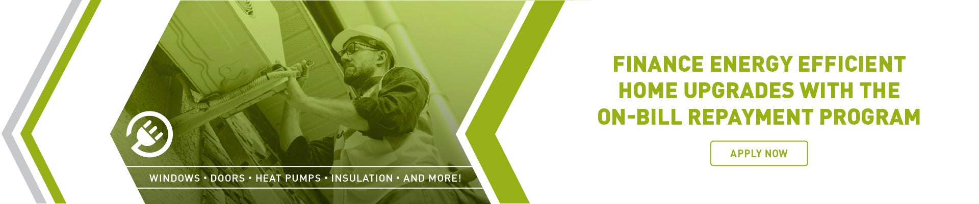 Learn how to get energy-saving equipment for no money down.