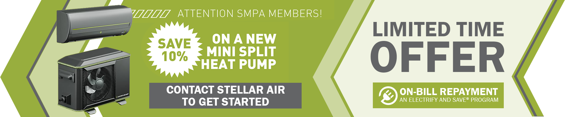 Limited Time Offer - 10% off Mini-Split Heat Pumps