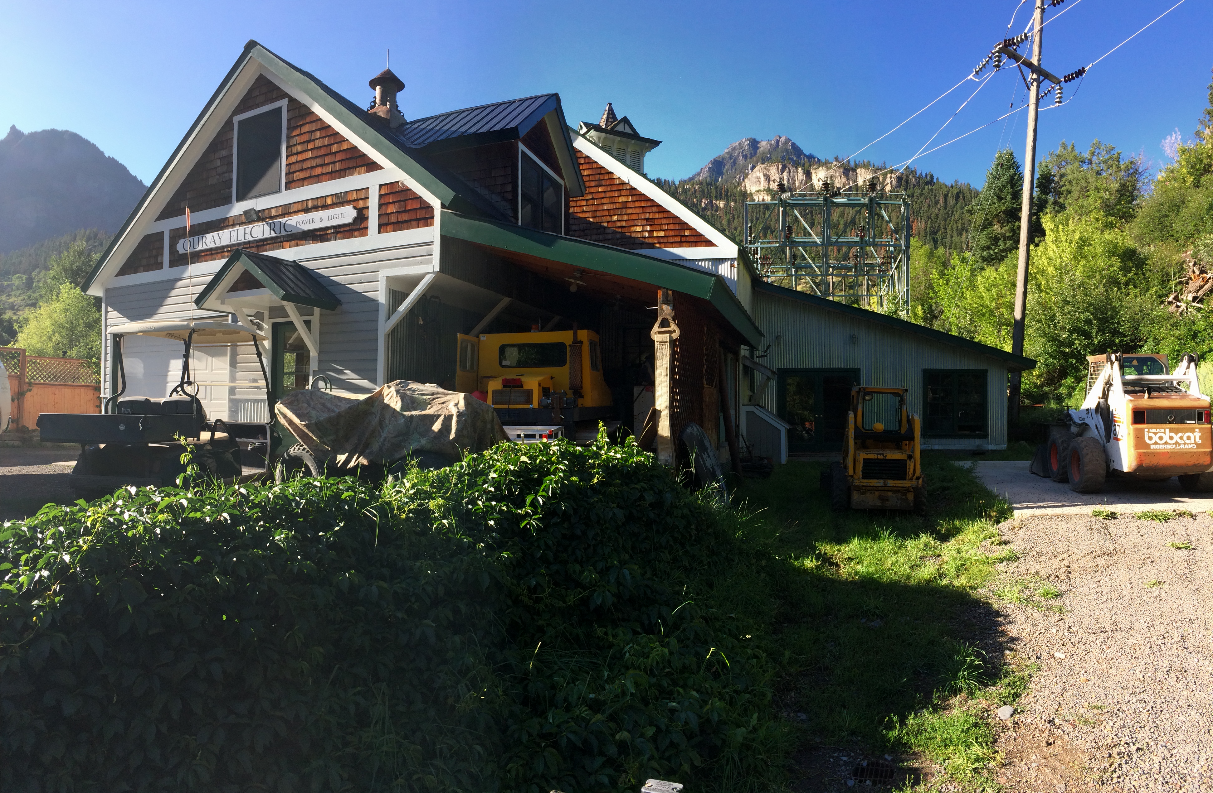 The Ouray Hydroelectric Plant in Ouray