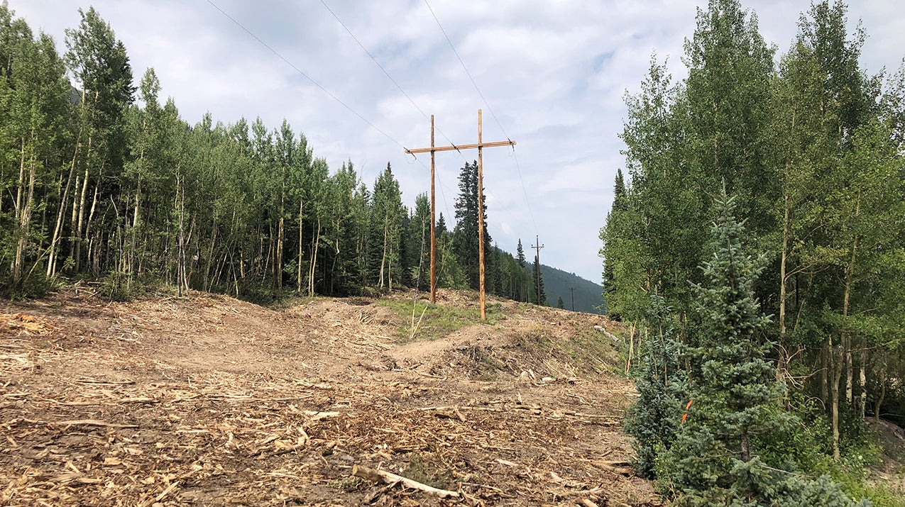 Red Mountain Right-of-Way Cleared