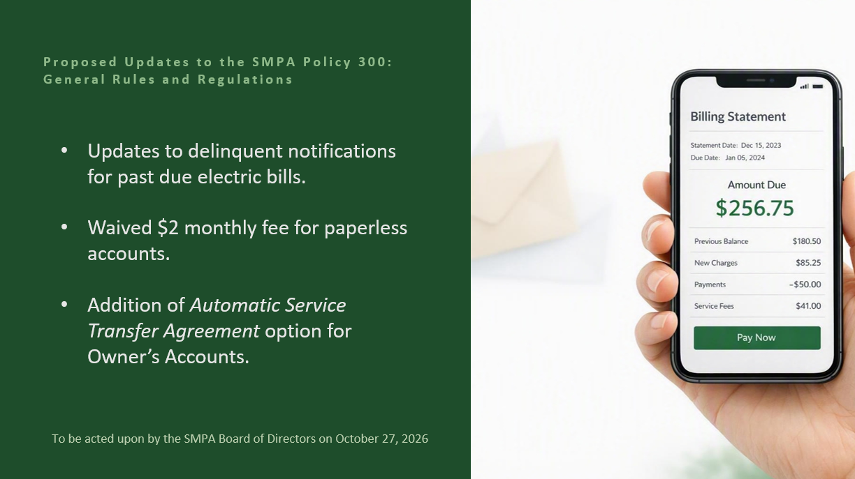 Proposed Updates to the SMPA Policy 300