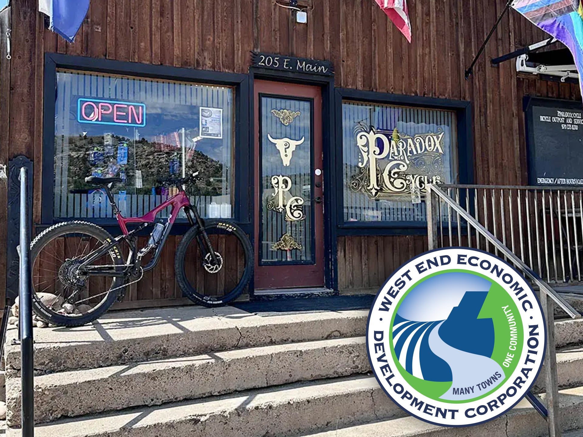 Paradox Cycles Storefront with WEEDC Logo