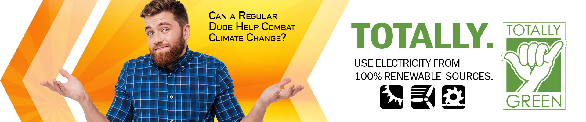 Can a regular dude help combat climate change?  Totally.  Learn about Totally Green.