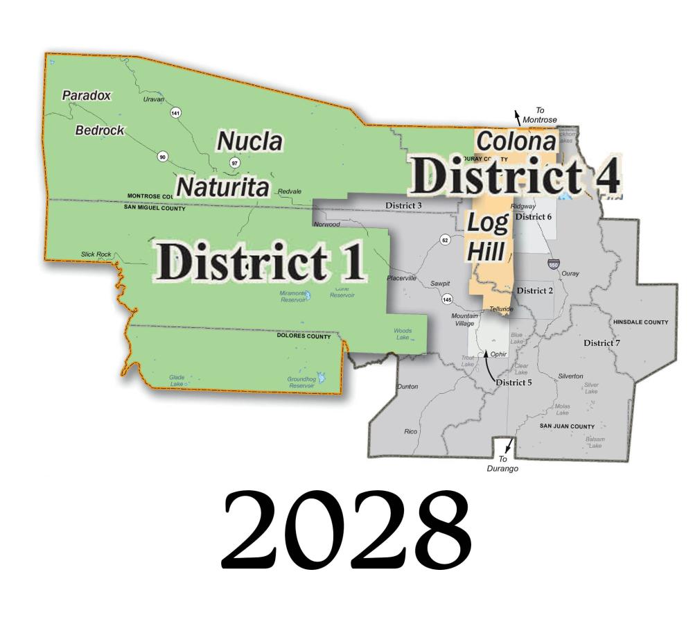 Districts #1 and #4 - 2028