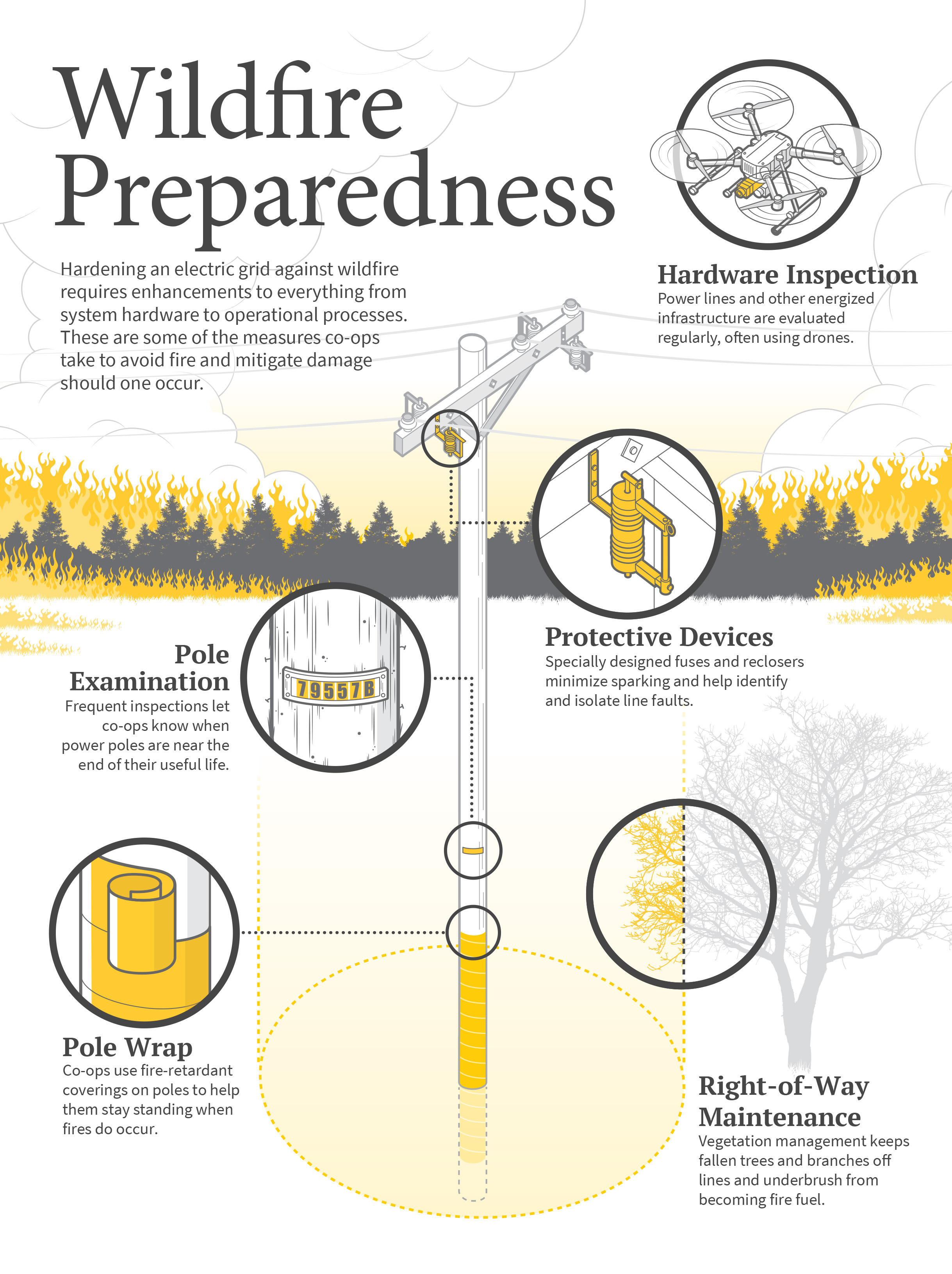 Wildfire Preparedness Measures Graphic